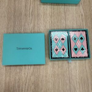 Tiffany & Co. Pink and Blue Card Deck Set